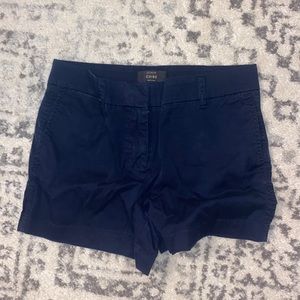 Navy Jcrew Chino Shorts